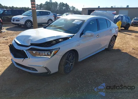 2018 Acura Rlx Sport Hybrid Advance Package z USA, uszkodzony, nr VIN JH4KC2F90JC000306